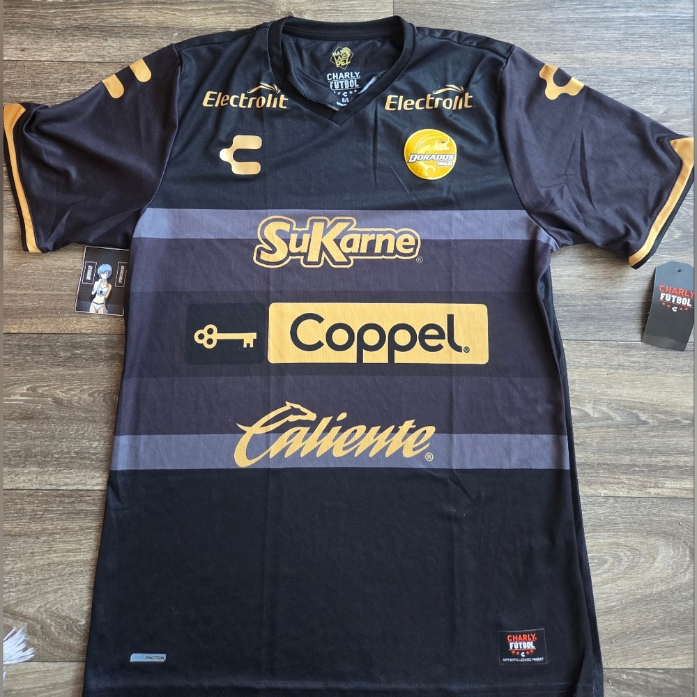 Charly Dorados De Sinaloa 17/18 Away Futbol Soccer Jersey Large
